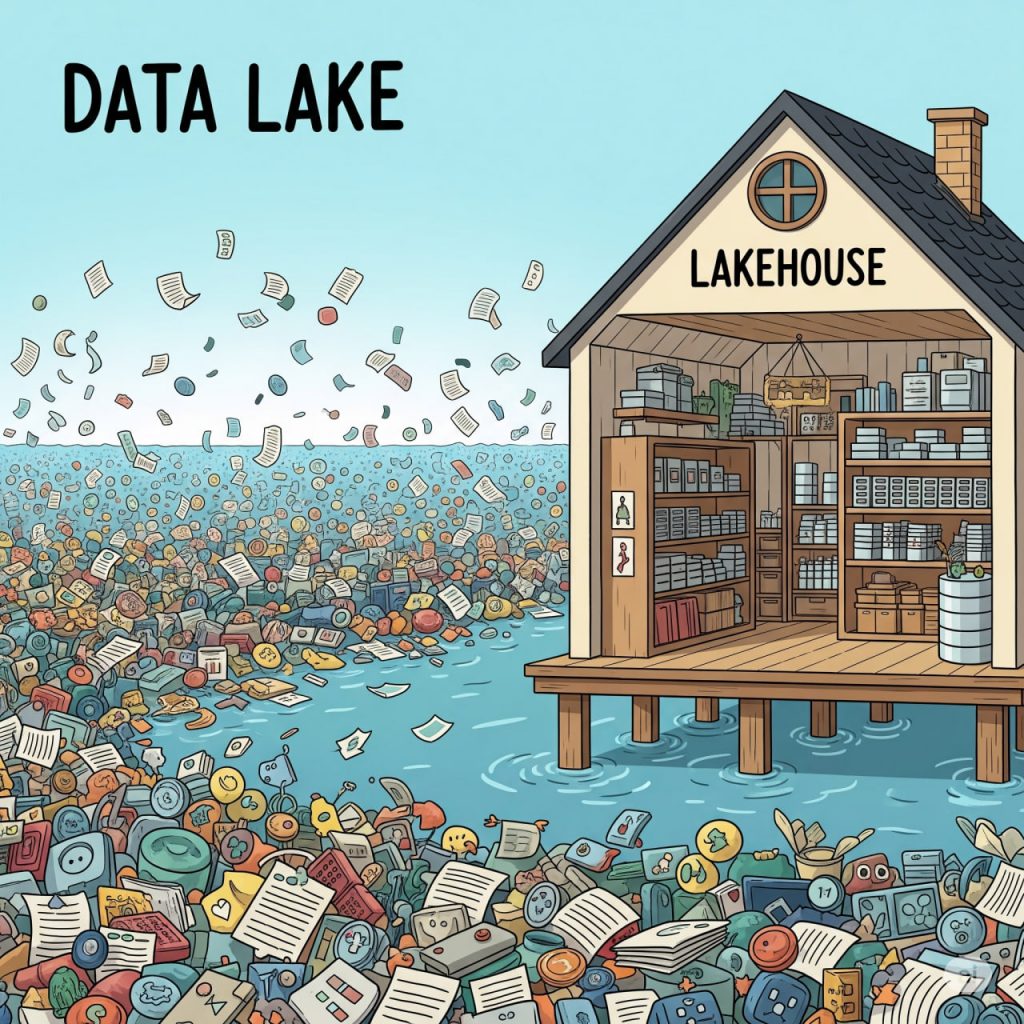 Data lake - хорошо иметь домик на озере - юмор от https://bigdataschool.ru