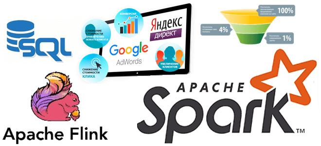 обучение Apache Flink SQL, обучение Apache Spark SQL курсы, аналитика больших данных в контекстной рекламе пример, обучение большим данным, обучение Apache Flink Spark SQl для разработчиков и дата-аналитиков пример, Школа Больших Данных Учебный центр Коммерсант