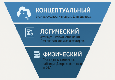 три уровня моделировани данных