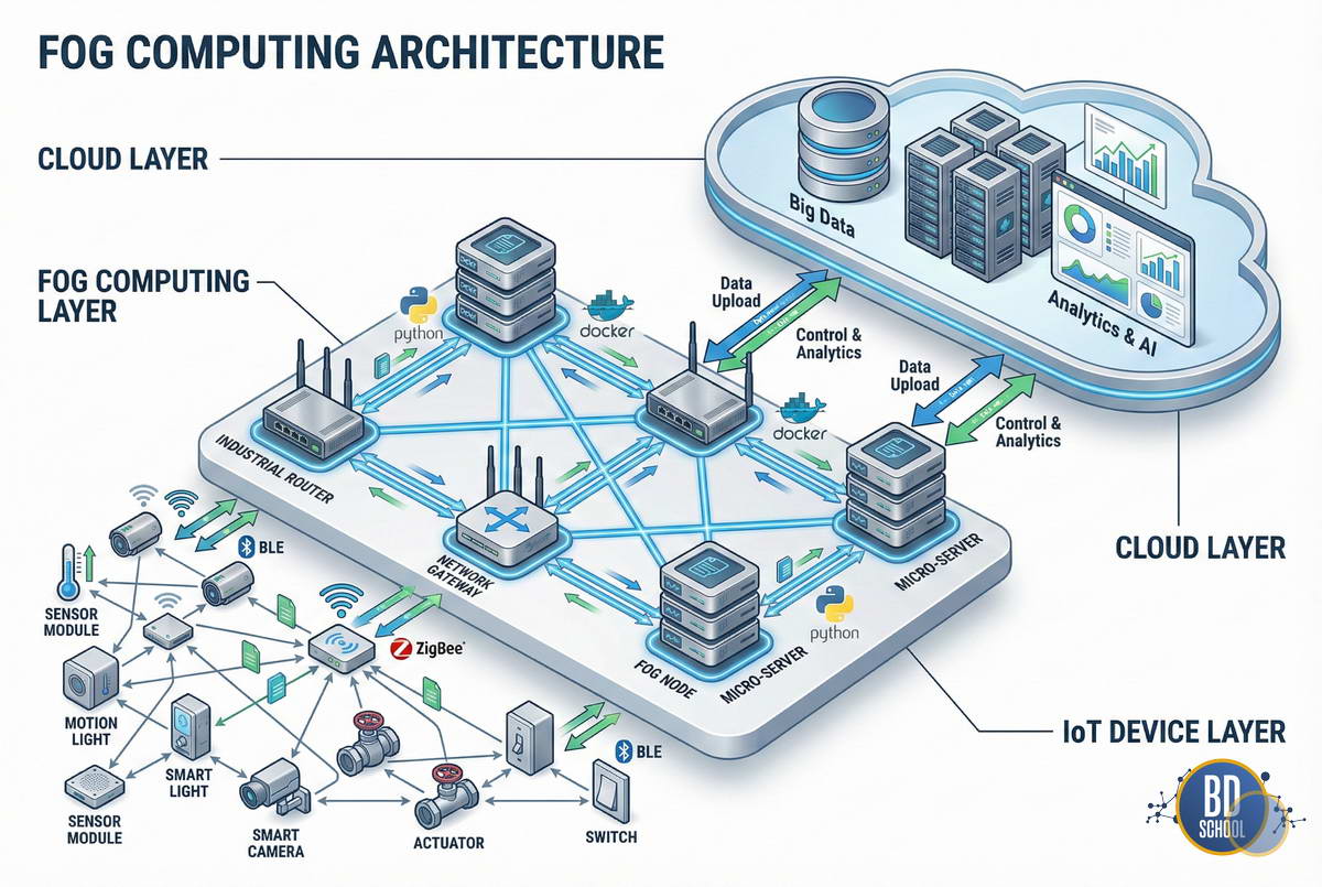 Различие между туманными и граничными вычислениями