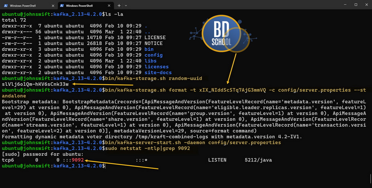 Как установить кластер Apache Kafka под Windows WSL/Ubuntu с нуля за 5 минут