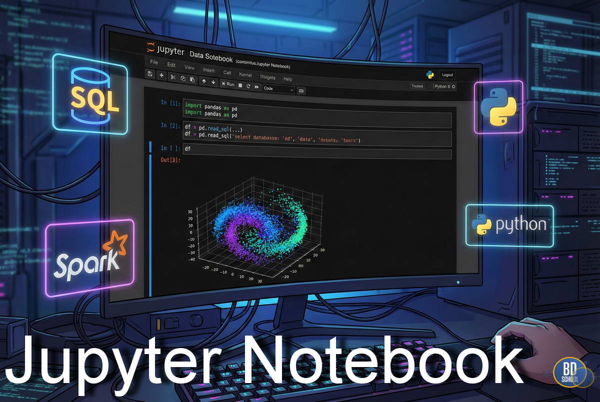 Jupyter notebook - how to install and use with Python, Spark, Airflow and SQL