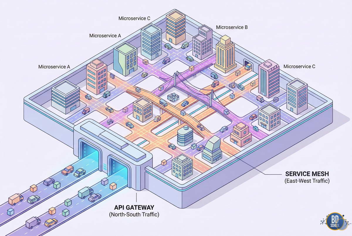 Сравнение API Gateway vs Service mesh