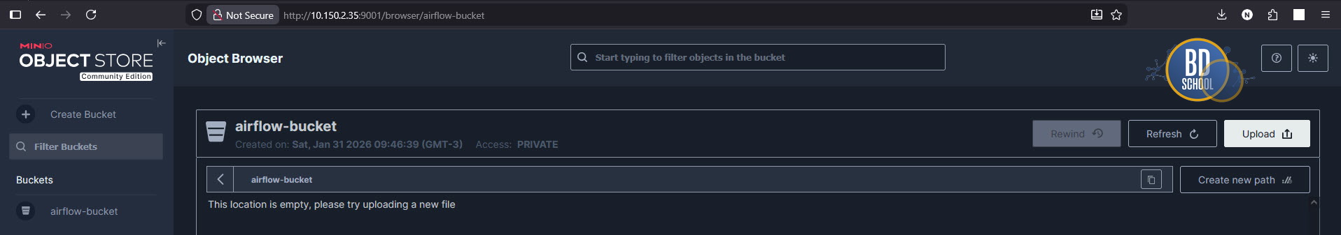 Интеграция S3 minio в Docker c Apache AirFlow