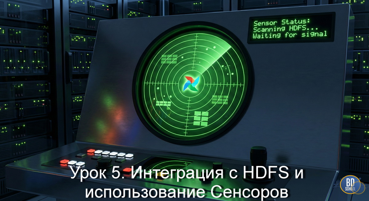 Интеграция Apache Airflow с Hadoop HDFS и использование сенсоров