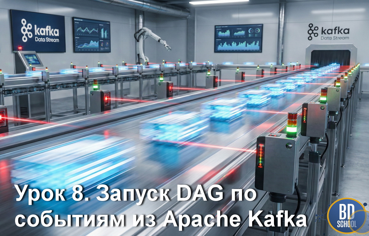 Урок 9 Запуск DAG по событиям из Apache Kafka. Интеграция Airflow Kafka