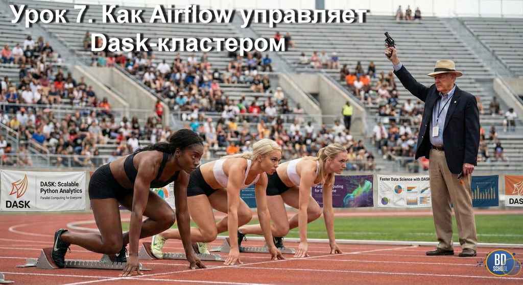 Масштабирование исполнения Python задач на кластере Dask c помощью DAG Airflow