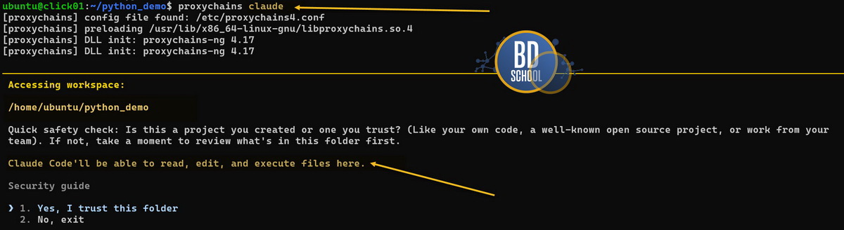 Как установить и настроить Claude code для кодогенерации под Ubuntu c Yandex cloud
