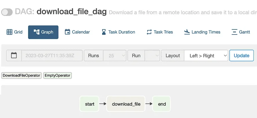 GUI AirFlow DAG